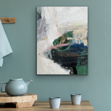 Små malerier på lærred