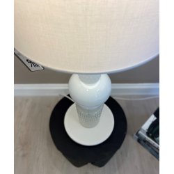 Retrolampe hndlavet af gamle lampetglas