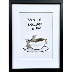 Kaffe er krlighed i en kop