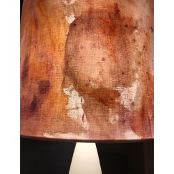 Retrolampe hndlavet af gamle lampetglas