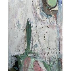 I paint the sky blue