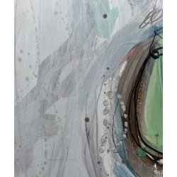 I paint the sky blue