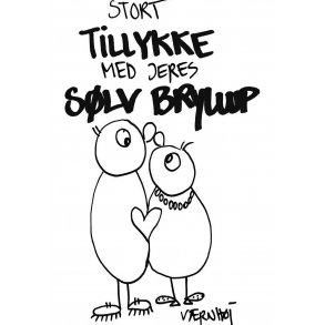 Stort tillykke med jeres s�lvbryllup