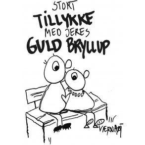 Stort tillykke med jeres guldbryllup