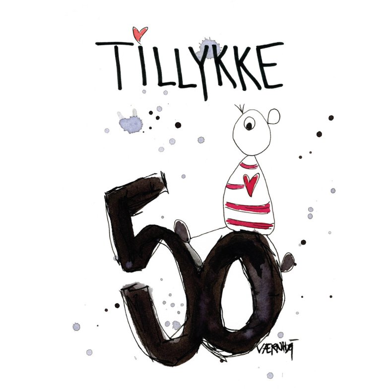 TILLYKKE 50 R