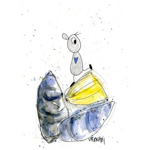 NYHED Kort med Muslinger