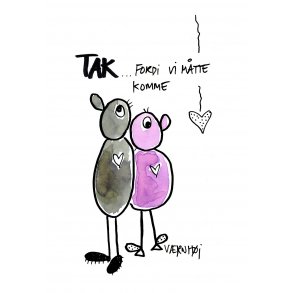 Tak... Fordi vi mtte komme