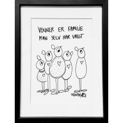 Venner er familie man selv har valgt